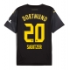 Borussia Dortmund Marcel Sabitzer #20 Replike Gostujuci Dres 2024-25 Kratak Rukav